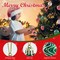 30 PCS Christmas Balls Ornaments, 2.36'' Red Green White Christmas Balls, Shatterproof Xmas Balls Decoration for Christmas Tree, Painting & Glittering Christmas Hanging Ball for Party Event